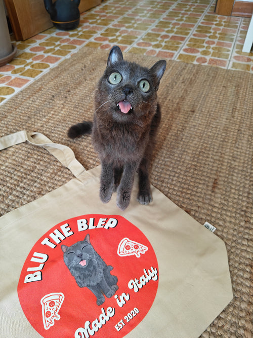 Blu the Blep Tote Bag